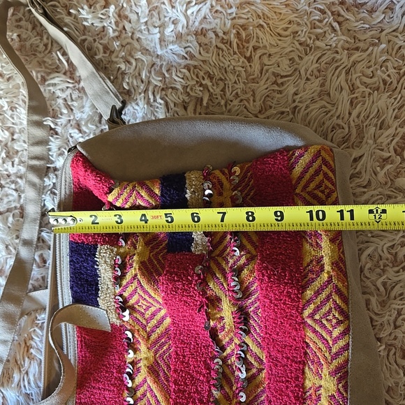 🍁Free People suede boho travel bag - Picture 10 of 10